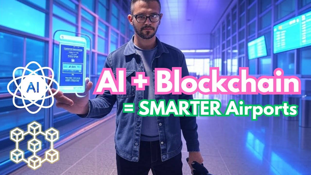 Airports in 2030: No Lines, No Stress (Thanks to AI & Blockchain!) ✈️🚀