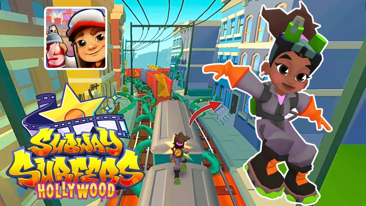 Subway Surfers Hollywood 2026 - Plant Invasion No Floor Challenge With HOLLY
