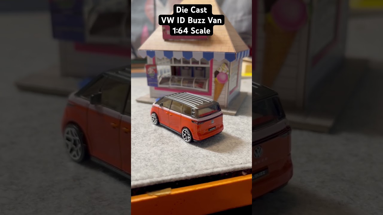 VW ID Buzz Van Hotwheel #hotwheels #volkswagenvan #scalemodel #volkswagenidbuzz #diecastcollections
