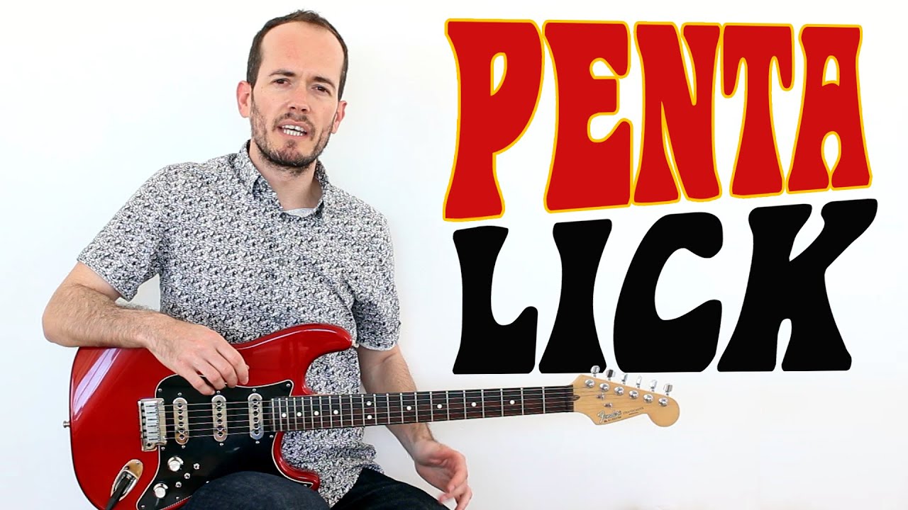Un lick para recorrerse TODA la PENTATONICA