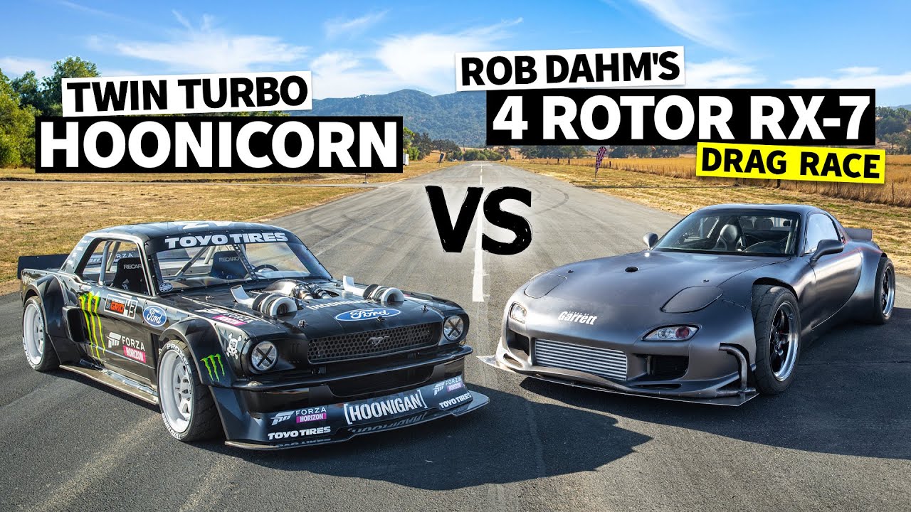 Ken Block vs Rob Dahm!? 1,240hp 4 Rotor AWD RX-7 is our Wildest Battle Yet!