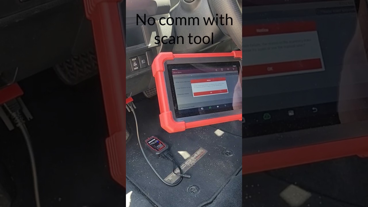 No communication with scan tool