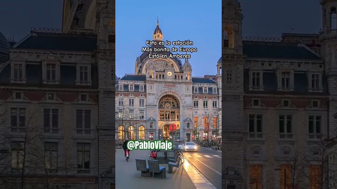 Estaci&oacute;n Central de Amberes: La Estaci&oacute;n de Tren M&aacute;s Bonita de Europa #travelvlog  #amberes