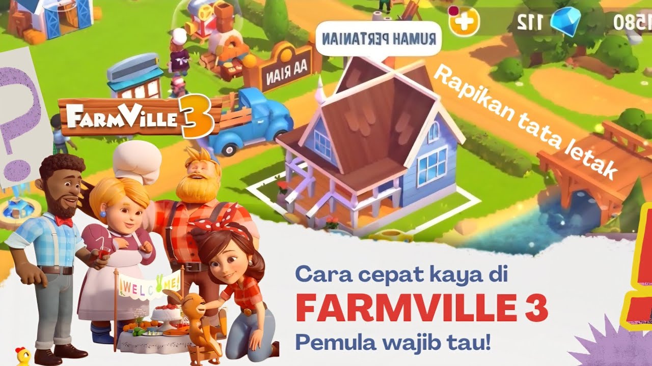 CARA CEPAT KAYA DI FARMVILLE 3| Pemula Wajib Tau!