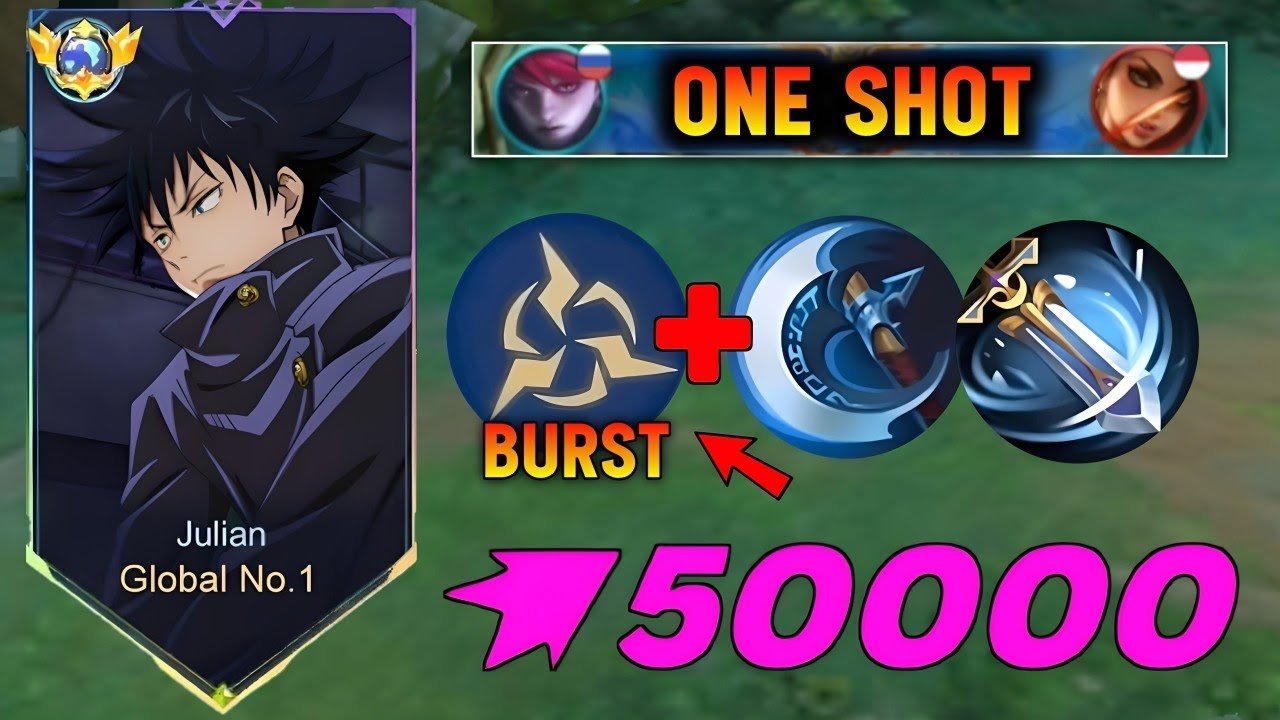 JULIAN BEST 1 HIT CRIT BUILD 2025! - JULIAN NEW META BUILD AND EMBLEM SOLO RANKED - MLBB