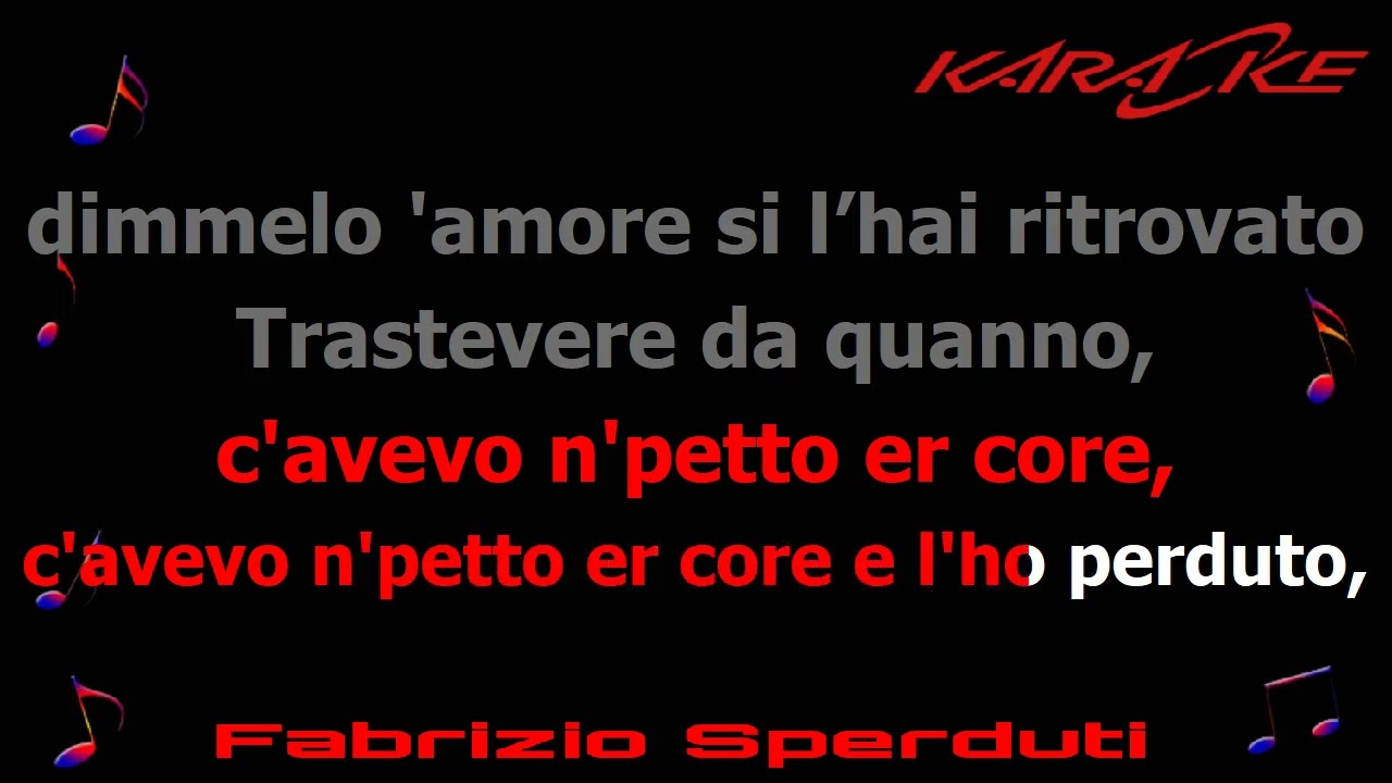 Quanto sei bella Roma - KARAOKE - ALVARO AMICI - SYNCRO FABRIZIO SPERDUTI #karaoke #ALVAROAMICI