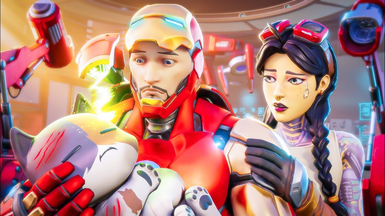 IRON MAN SALVA A KIT?! (Historia Emotiva) | Película de Fortnite x Marvel