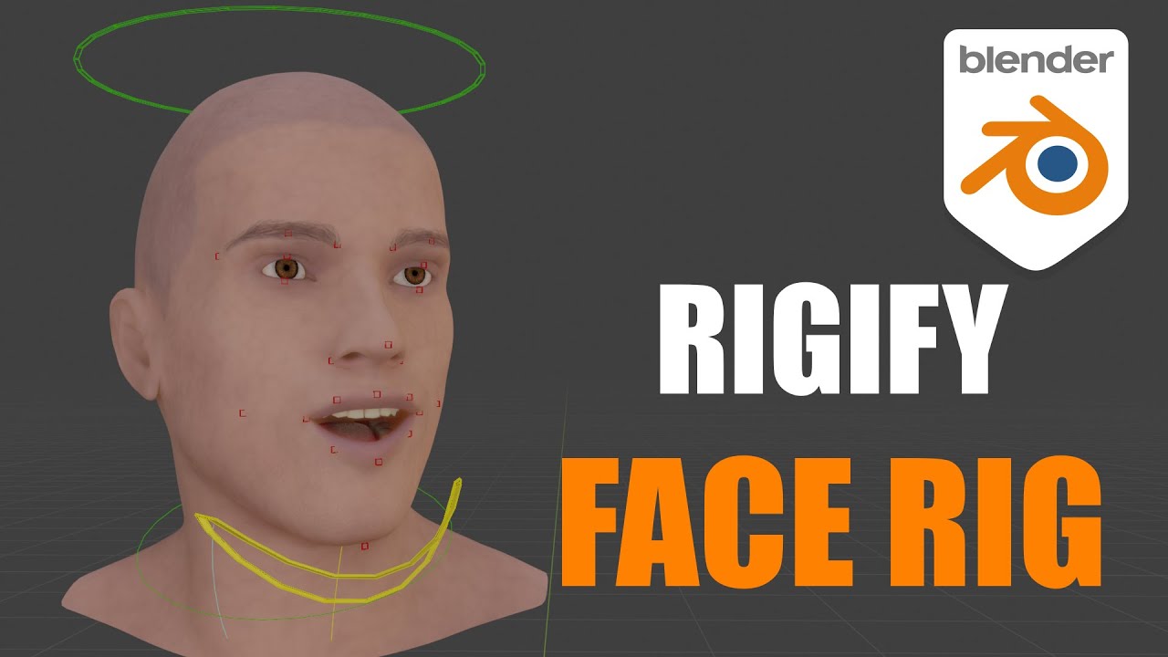 [Blender 2.8/2.9] Rigify Face Rig (Rigify Series, Part #9)