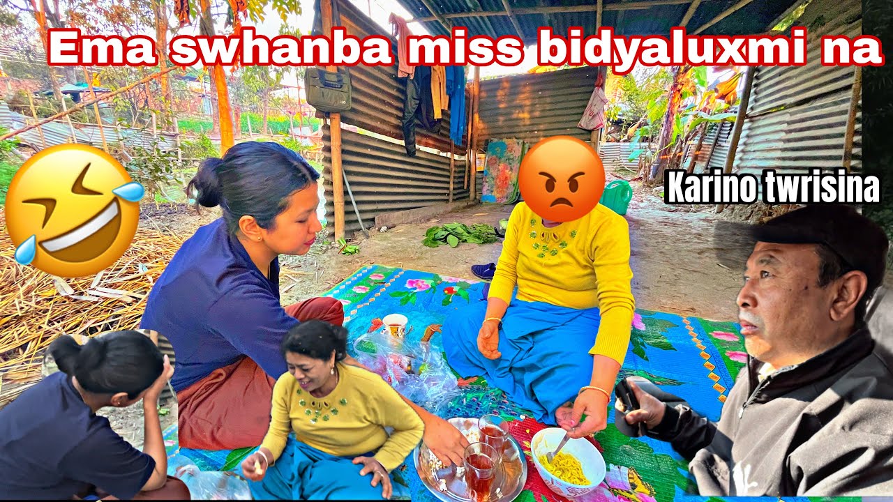 # EMA SWHANBA😡😡Miss BIDYALUXMI na🤣//  BABA na noktabagi maram 😳