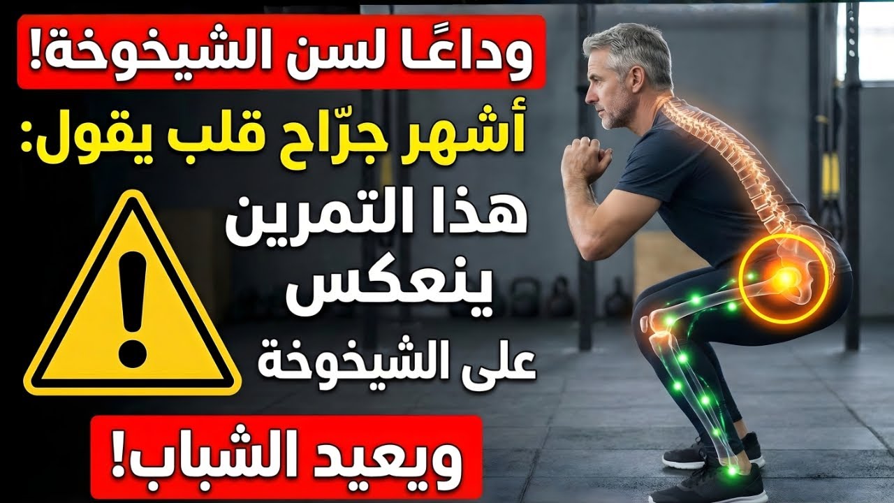 جراح يكشف السر: 5 تمارين يومية تعيد إليك شبابك وتوقف قطار الشيخوخة!