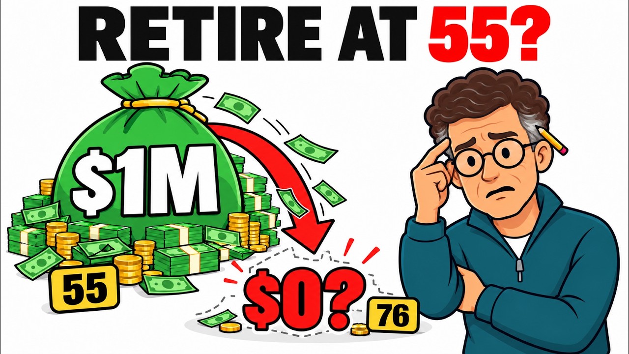 Хватит ли $1 миллиона для выхода на пенсию в 55 лет? Ошибетесь &mdash; деньги закончатся к 76 годам