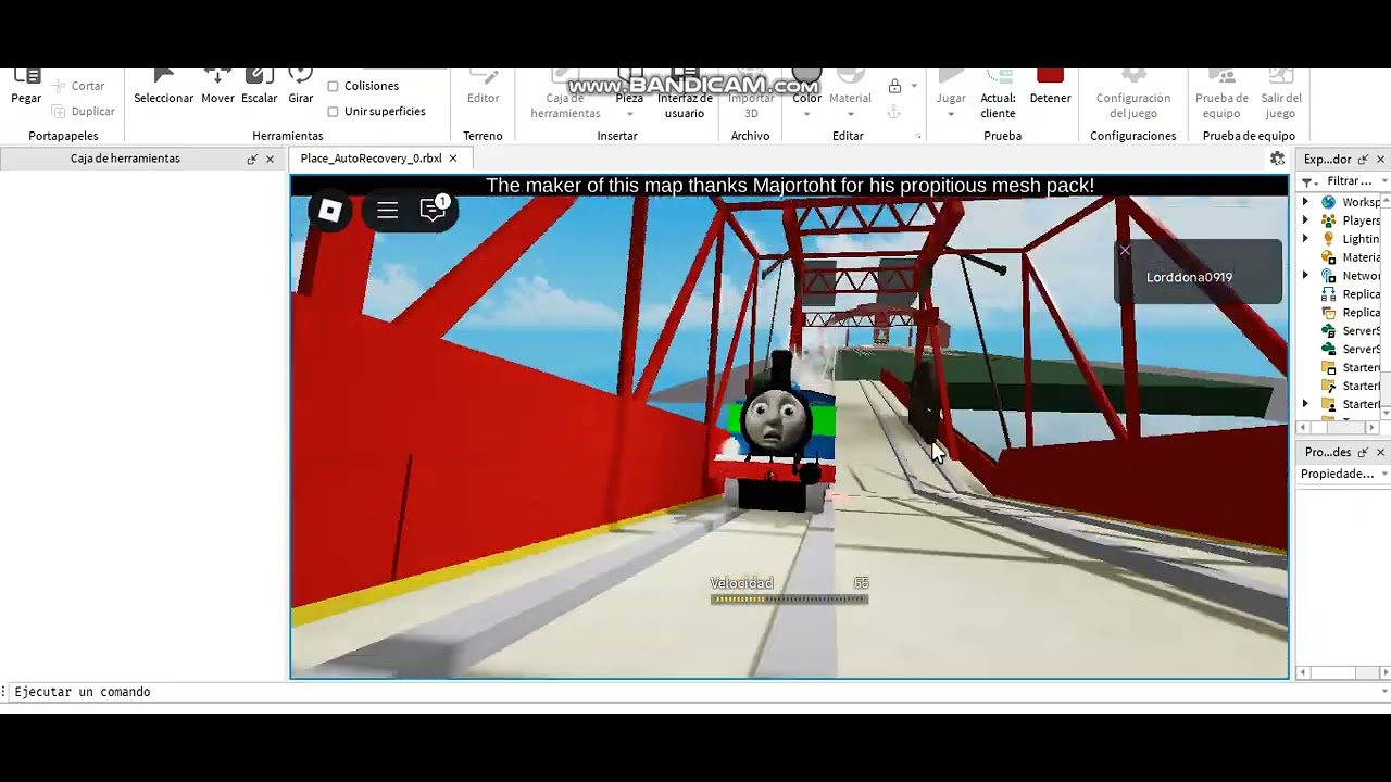 ROBLOX - The Great Race Jumping The Bridge US