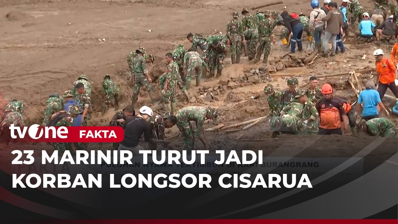 Pencarian Korban Longsor Cisarua Terkendala Cuaca | Fakta tvOne