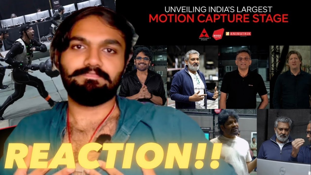 S.S.Rajamouli x Annapurna Studios, India’s Largest MoCap Lab ( REACTION!! )