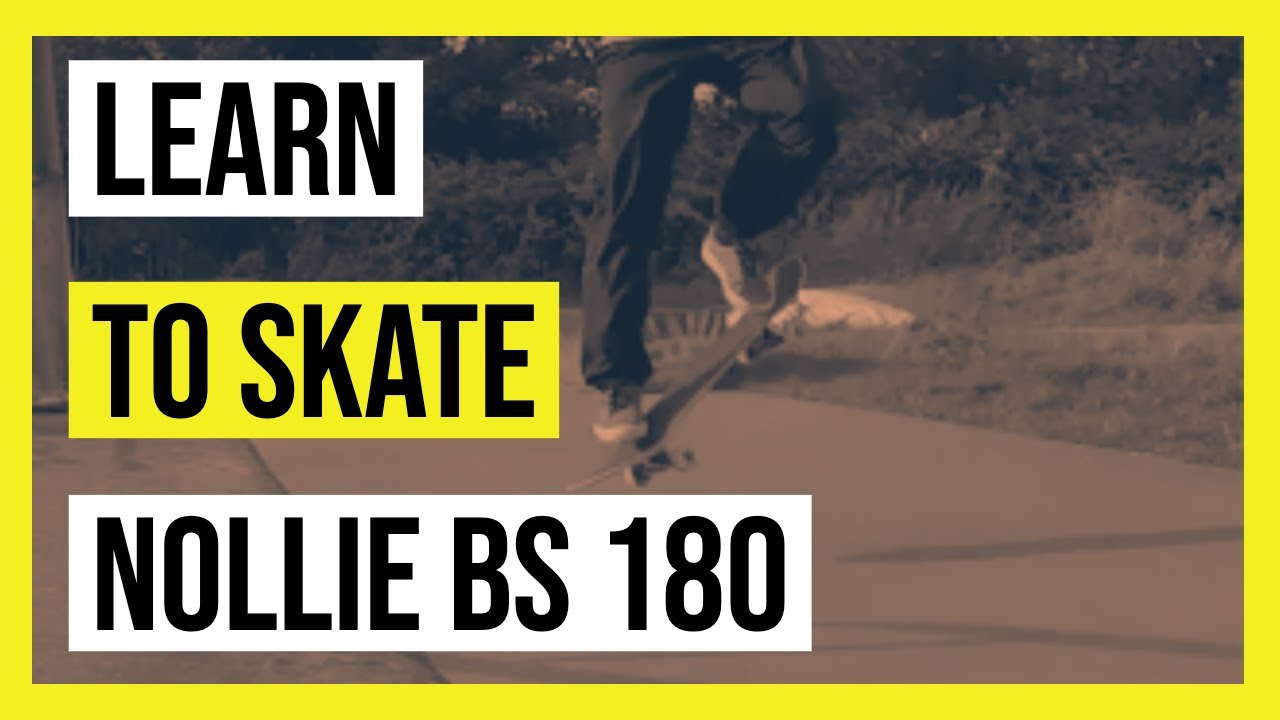 How to nollie bs 180  | Learn to skate | Skateboard trick