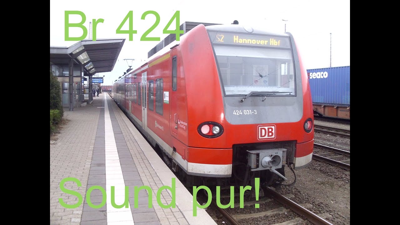 Br 424 abfahrt (Sound pur!) S-Bahn Hannover [BahnfreakNRW]
