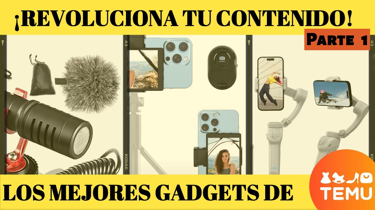 ¿Quieres Grabar Mejor? Los Equipos Más Económicos de Temu para Creadores de Contenido #parte1