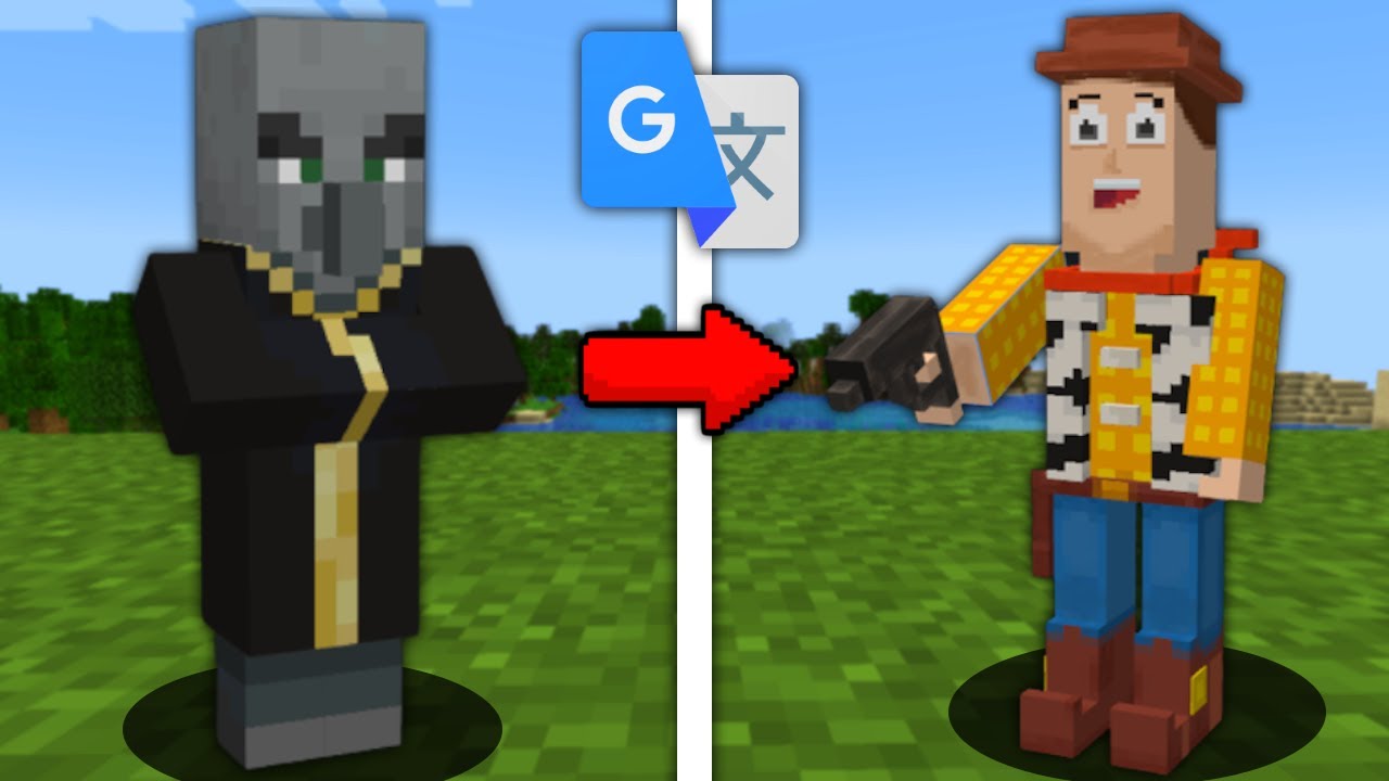 Ich Google &Uuml;bersetze Minecraft Mobs 1000x ...