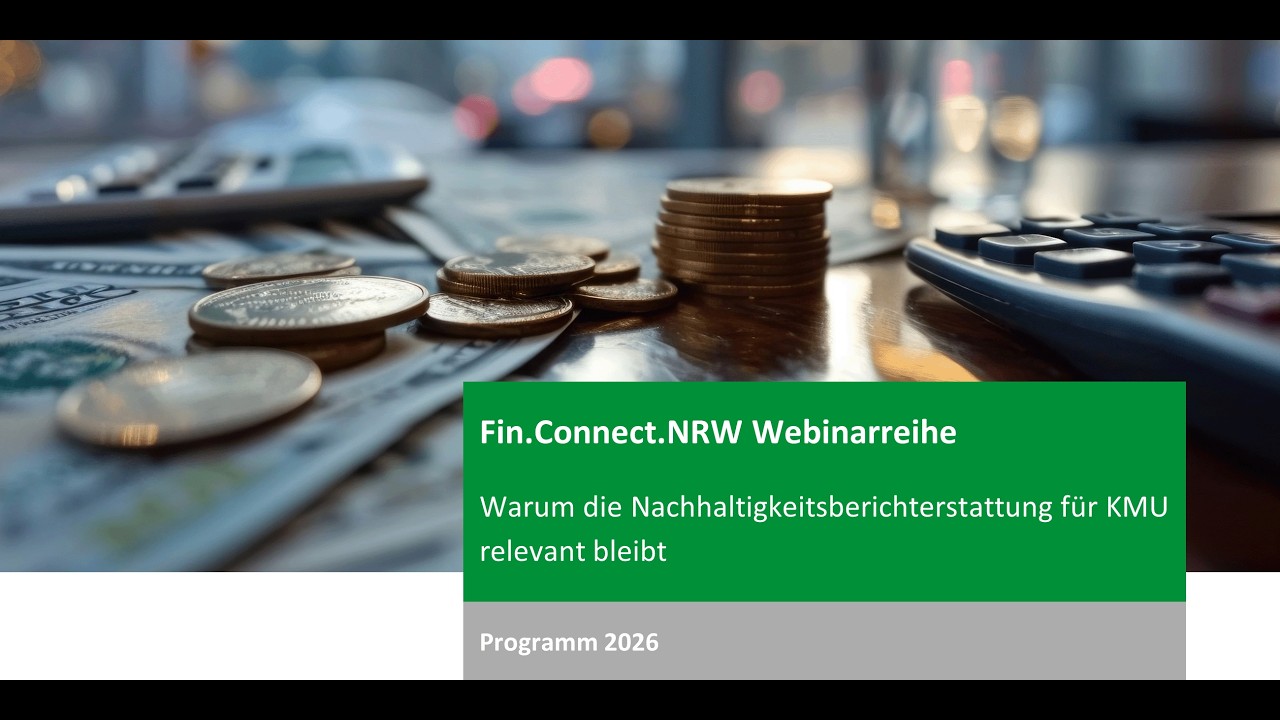 Fin.Connect.NRW Webinarreihe - Session 3: Förderprogramm Ressource.NRW 2025-2026