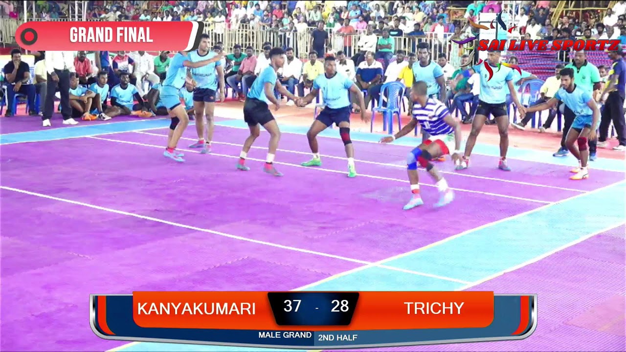 GRAND FINAL - TRICHY VS KANYAKUMARI 70TH STATE SENIOR MEN'S KABADDI CHAMPIONSHIP 2023 -2024