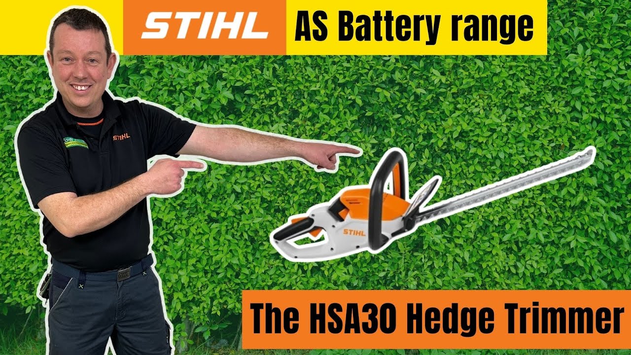 СМОТРИТЕ СЕЙЧАС! Демонстрация аккумуляторного кустореза Stihl HSA 30 👀🌱🔋