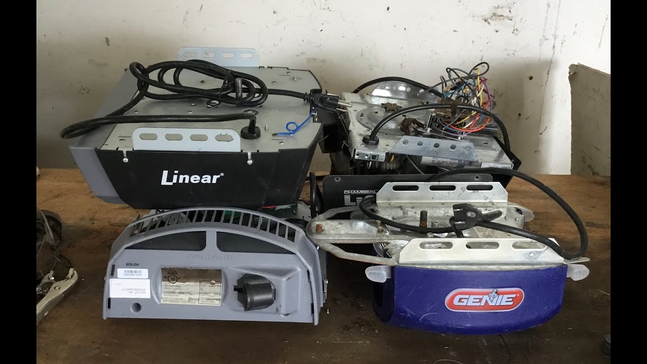 Scrapping a garage door opener for loads of copper, aluminum, tin, and other free metals.
