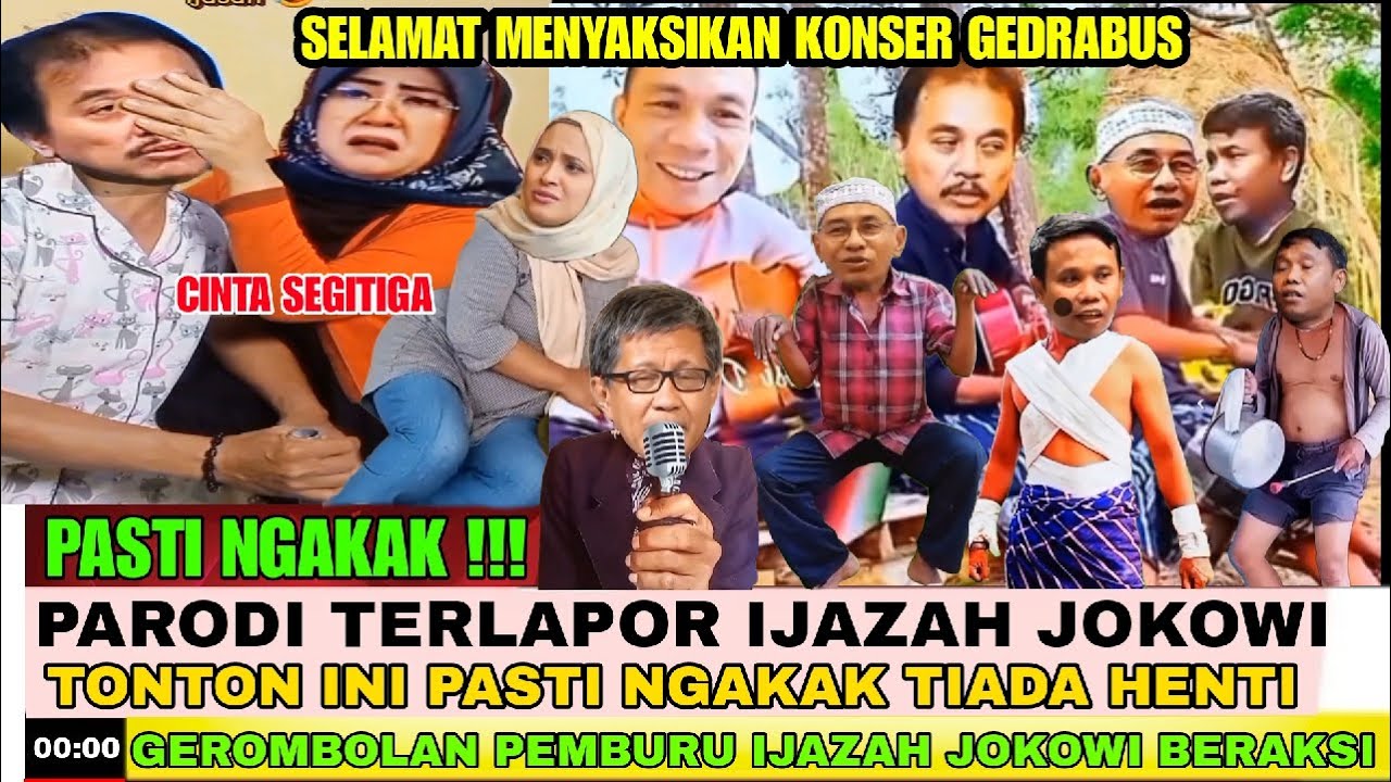 PASTI NGAKAK LIHAT PARODI !! TERLAPOR IJAZAH JOKOWI  - EDITAN NETIZEN TAK ADA OBAT.