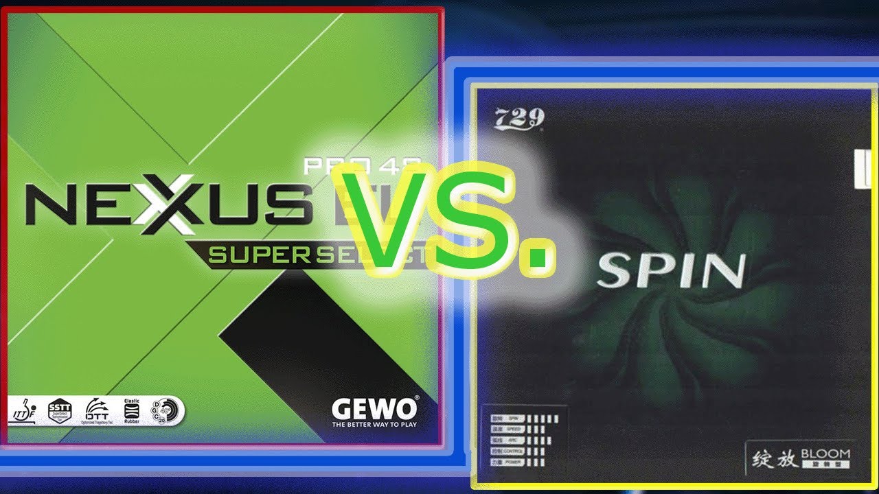 Gewo Nexxus Select VS Friendship Bloom Spin. Kolejny subiektywny test okładzin