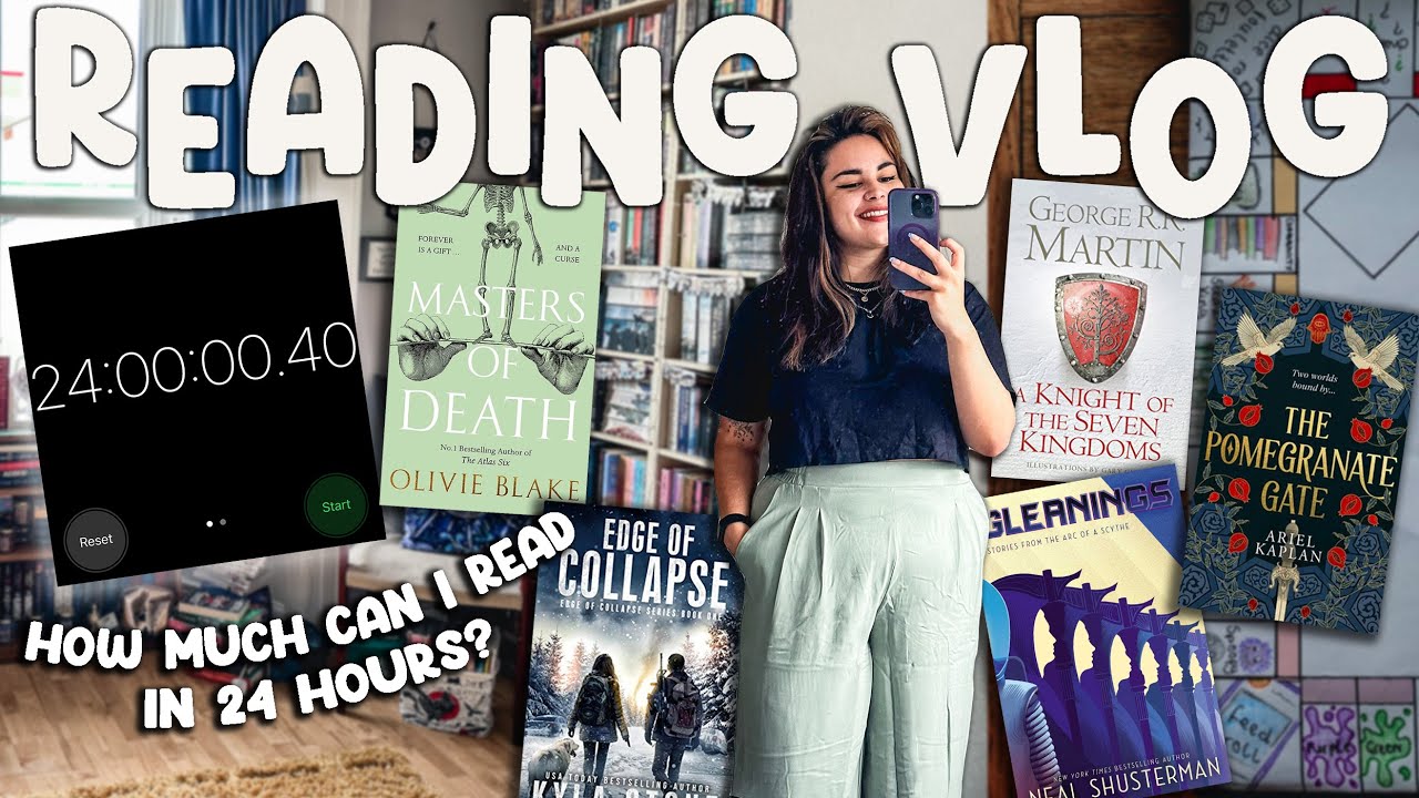How Many Books Can I Read In 24 Hours?😱 Magical Readathon Week 3 ✨ READING VLOG #232