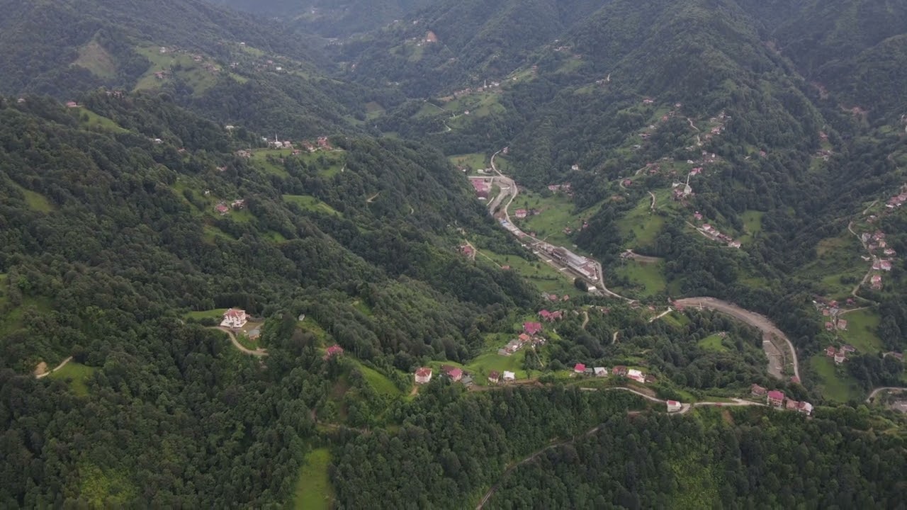 Rize hemşin akyamaç köyü Drone dji mavic air2 2022 temmuz