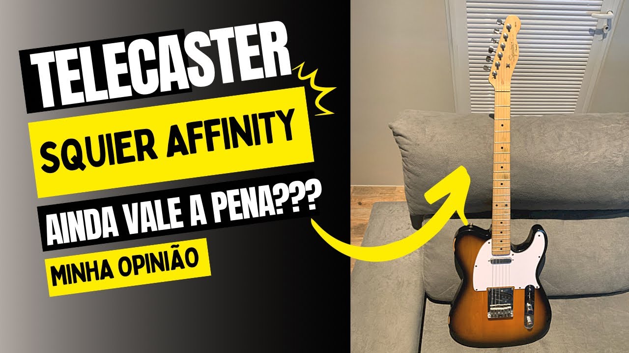 Telecaster Squier Affinity com Captadores Wilkinson e outras modificações. Valeu a Pena?