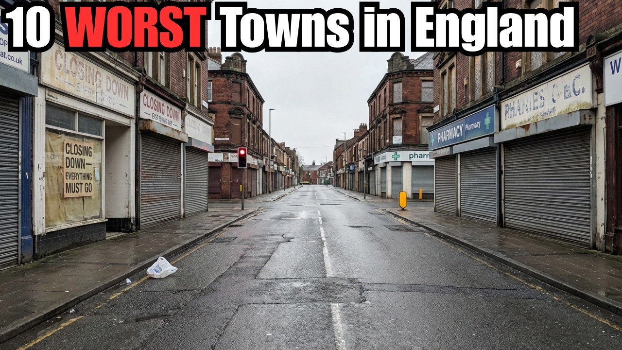 The 10 Worst Towns in England - Why Does Nobody Want To Live Here?