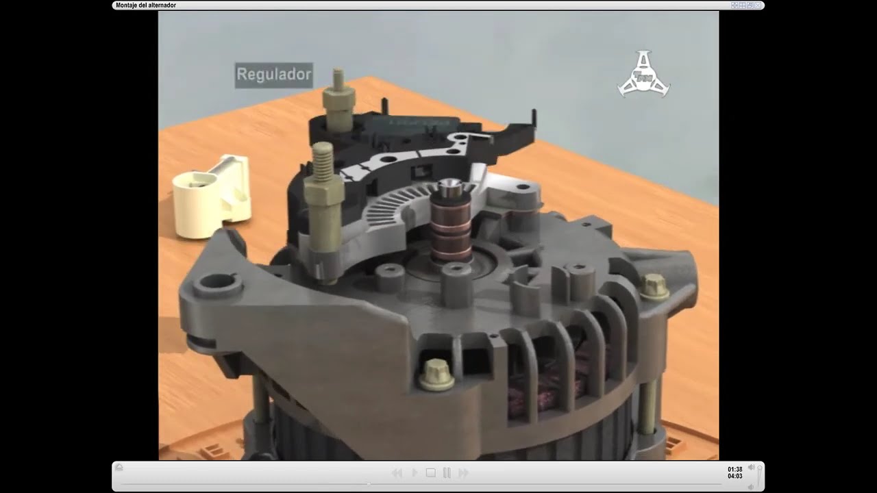 Partes del alternador #partesdelalternador #alternador #car #automobile #carro #despiece  #taller