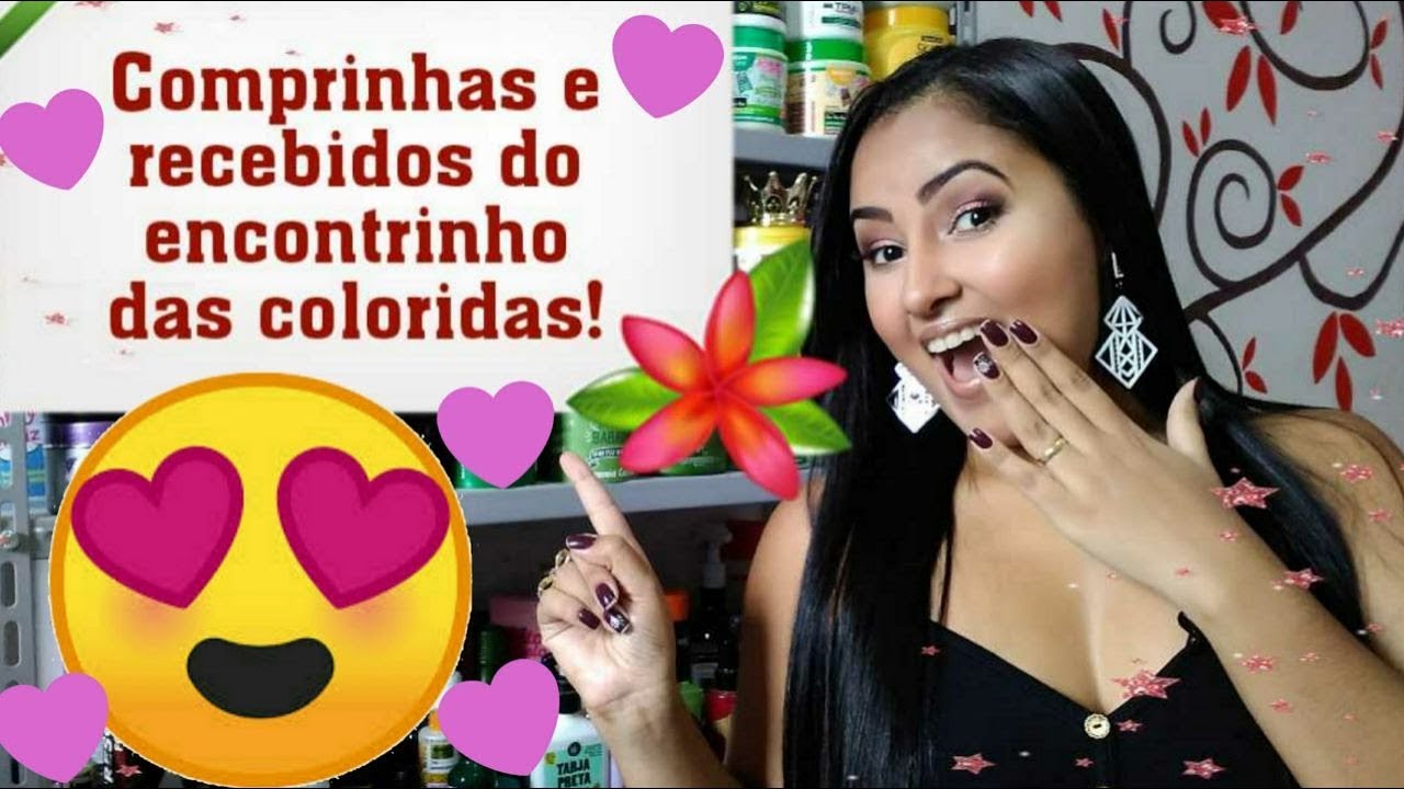 COMPRINHAS E RECEBIDOS DO ENCONTRINHO DAS COLORIDAS!