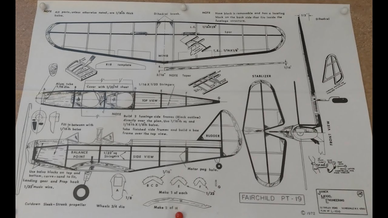 PT 19 Balsa Model Build   1 Intro and fuselage