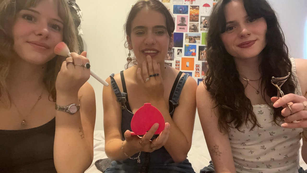 ASMR Get ready with us! 💋