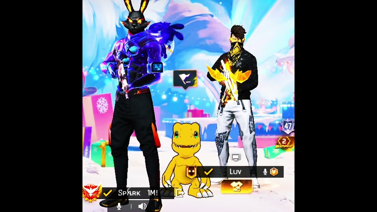 V Badge YouTuber Ne Diya 1v4 CS Rank Challenge 😈 #ffshorts #youtubeshorts