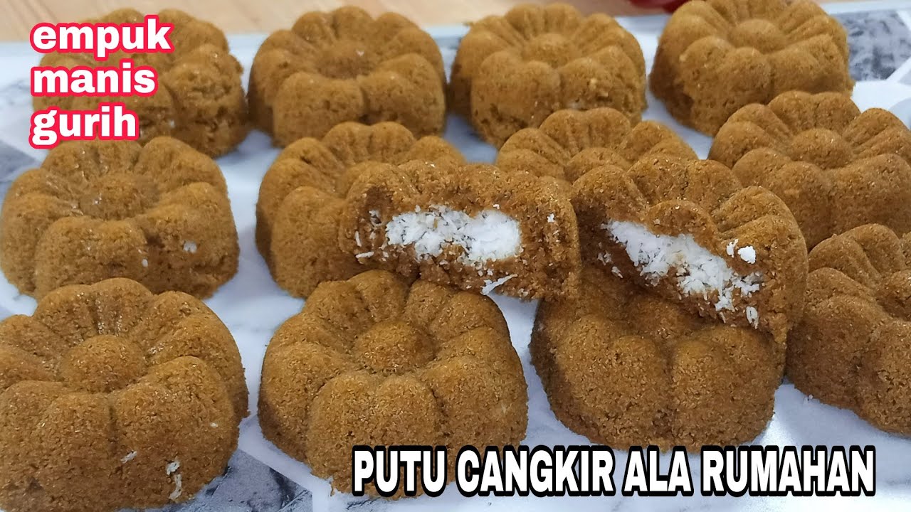 Resep KUE PUTU CANGKIR - Kue TRADISIONAL KHAS MAKASSAR