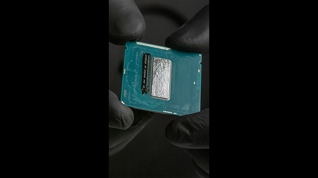 Liquid Metal on CPU #shorts