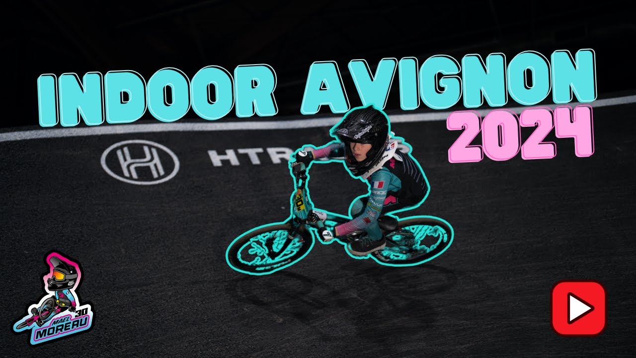 🚀Indoor Avignon 2024, 6ème en année défavorable. Bmx race.