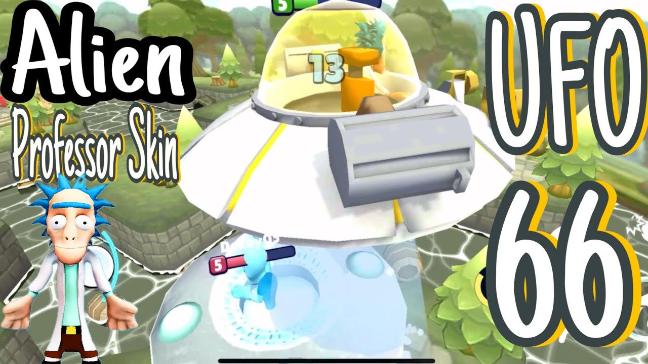 Alien UFO - Professor Skin | Battle gang-fun Ragdoll beasts | All Mode Ep66 Commentary