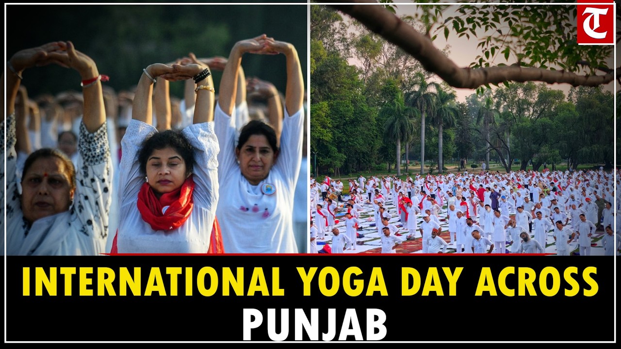Punjab Marks International Yoga Day with Mass Yoga Sessions in Amritsar and Ludhiana