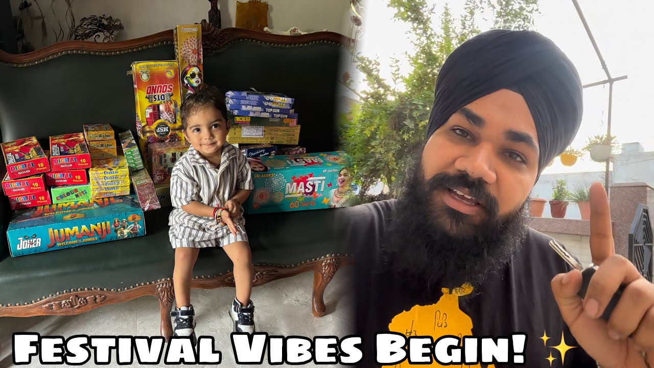 Got All Firecrackers Before Diwali 🎇 | Festival Vibes Begin!