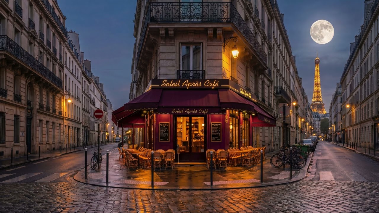 Smooth Bossa Nova Jazz in Paris Café ☕ Relaxing Café Jazz for Good Mood | 1 Hour Music
