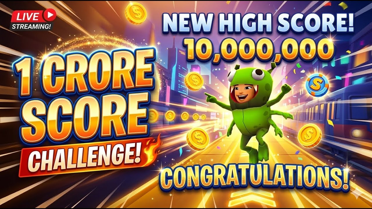 🔴 SUBWAY SURFERS LIVE | New High Score Challenge! 🔥 | No Sleep Gaming 🎮