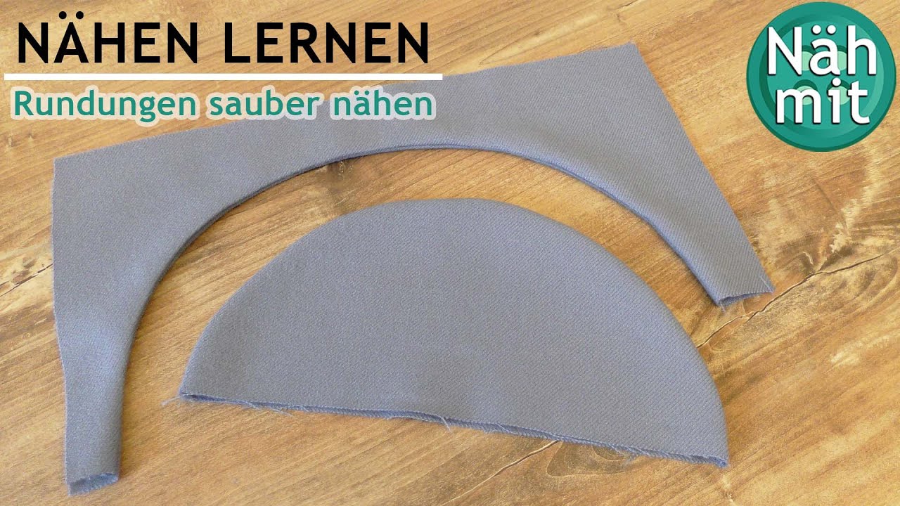 Stoffrundungen sauber nähen | Nähen lernen | Näh mit mir