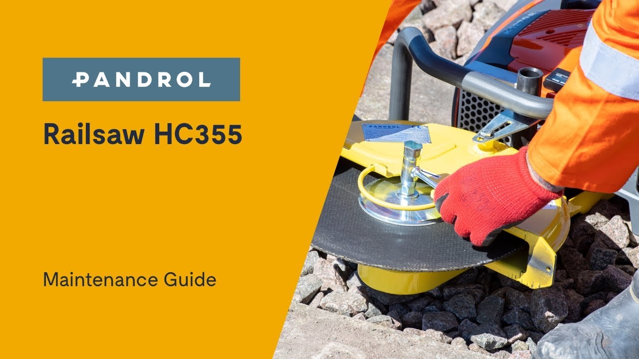 Pandrol Railsaw HC355 | Maintenance tutorial