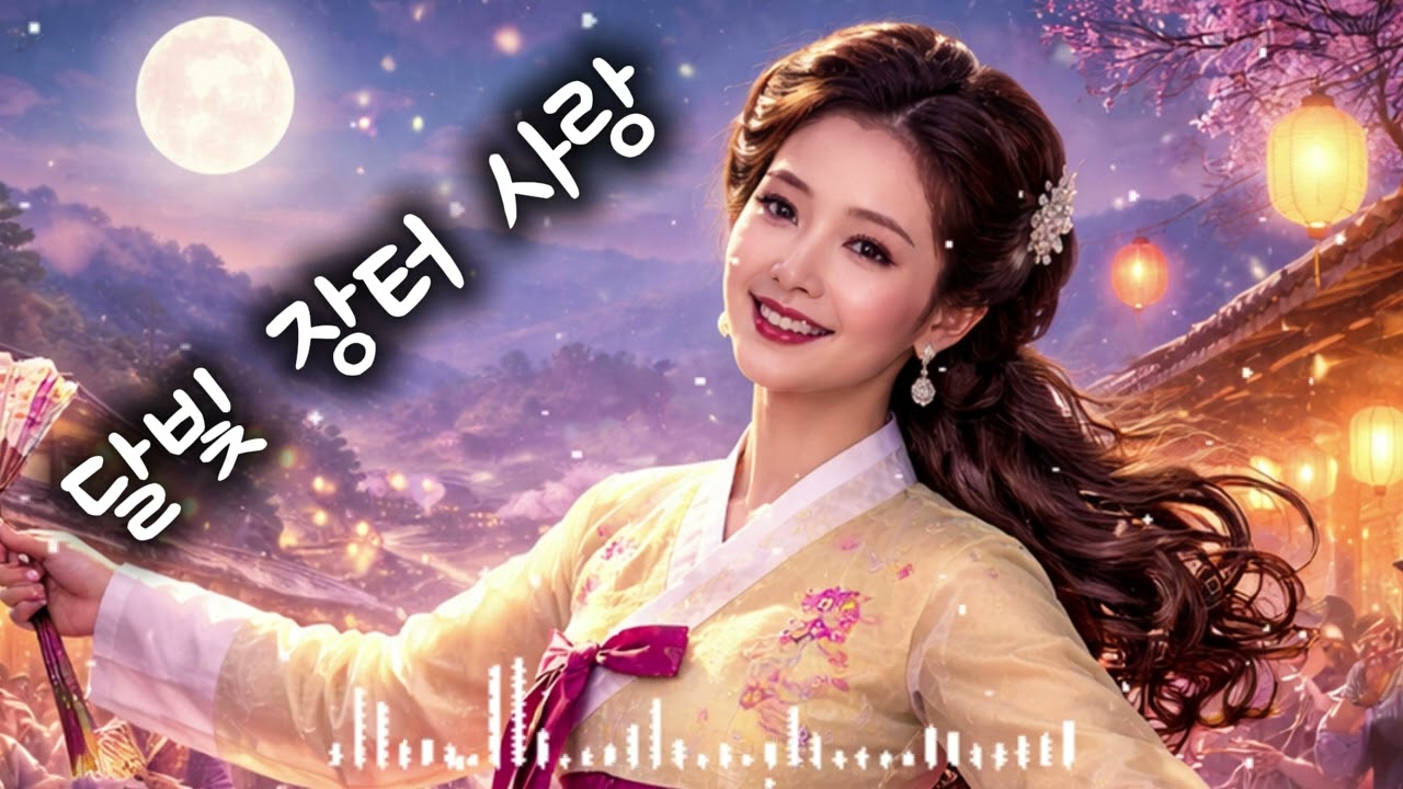 🎵 감성 트로트 3곡 모음 🎤꽃피는 고향길 · 달빛 장터 사랑 · 세월아 가지마라 | 정통 트로트 플레이리스트