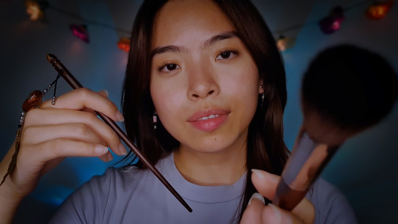 ASMR Sleepy Face Tracing 💫