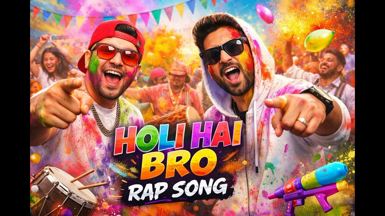 Holi Hai Bro &ndash; Holi Special Rap Song | New Desi Rap 2026 | Colorful Party Vibes #holi #song 